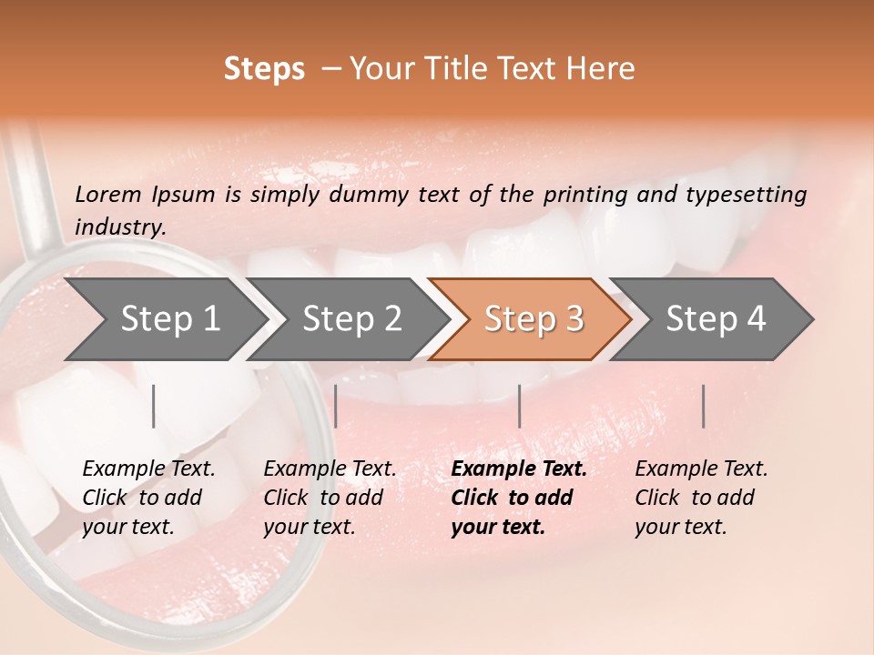 Woman Lady Dentist PowerPoint Template