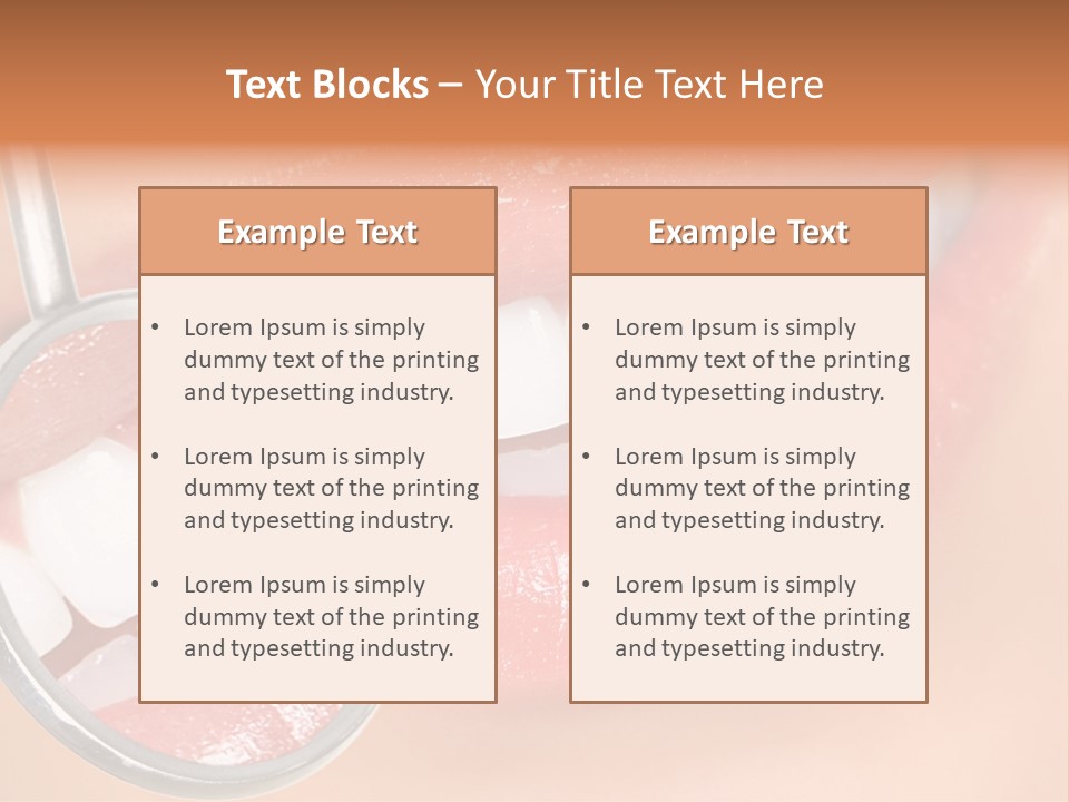 Woman Lady Dentist PowerPoint Template