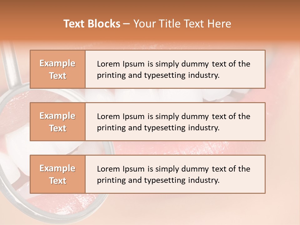 Woman Lady Dentist PowerPoint Template