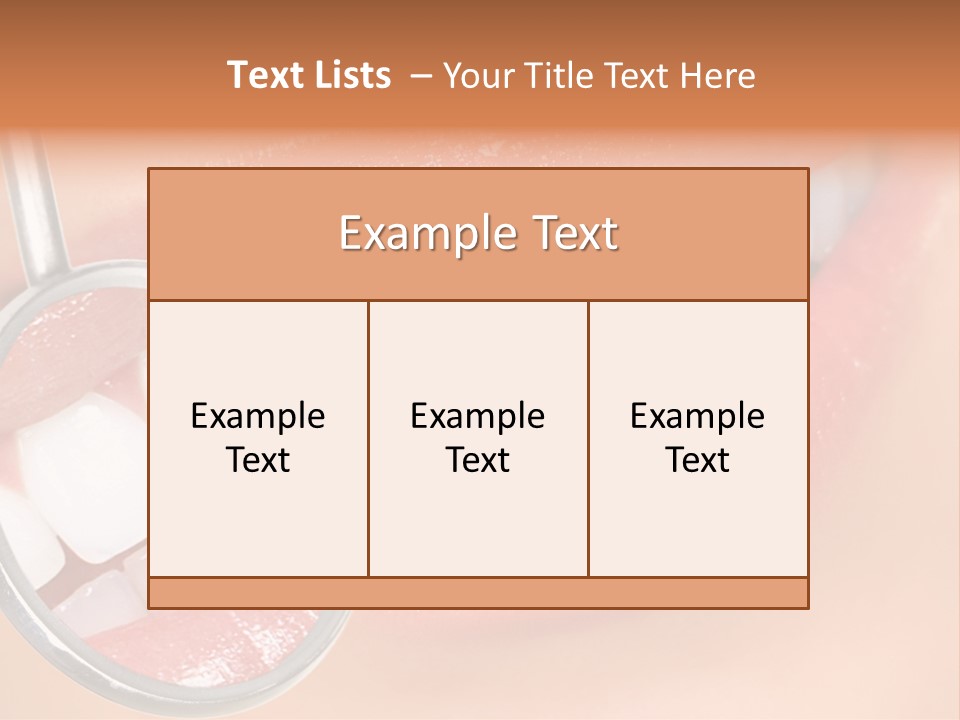 Woman Lady Dentist PowerPoint Template