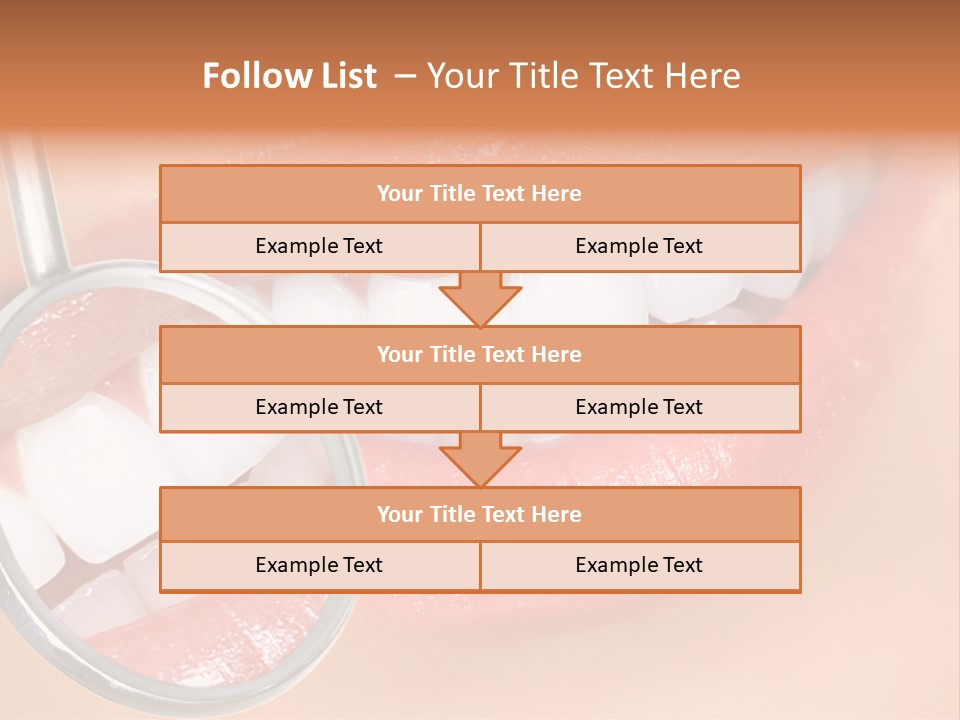 Woman Lady Dentist PowerPoint Template