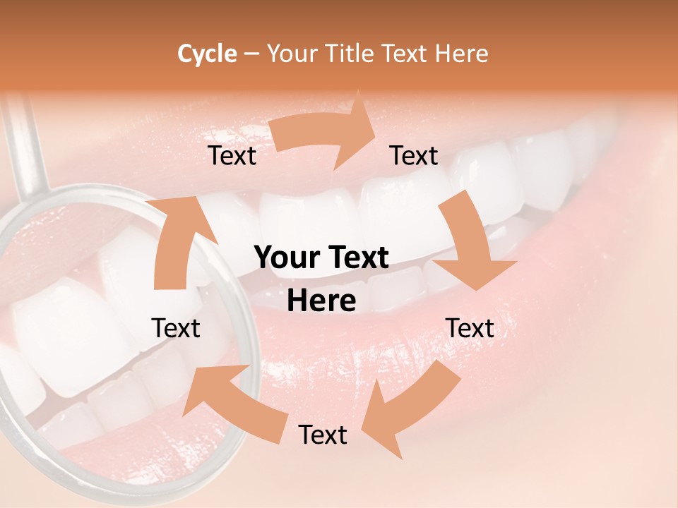 Woman Lady Dentist PowerPoint Template