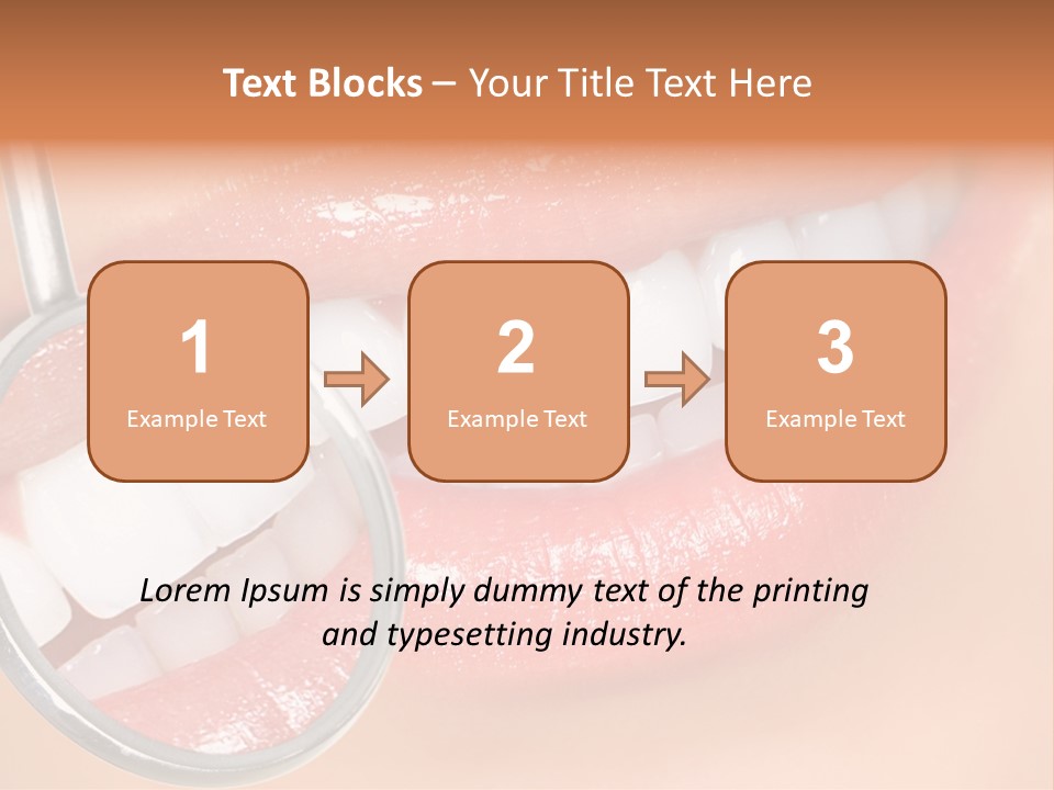 Woman Lady Dentist PowerPoint Template