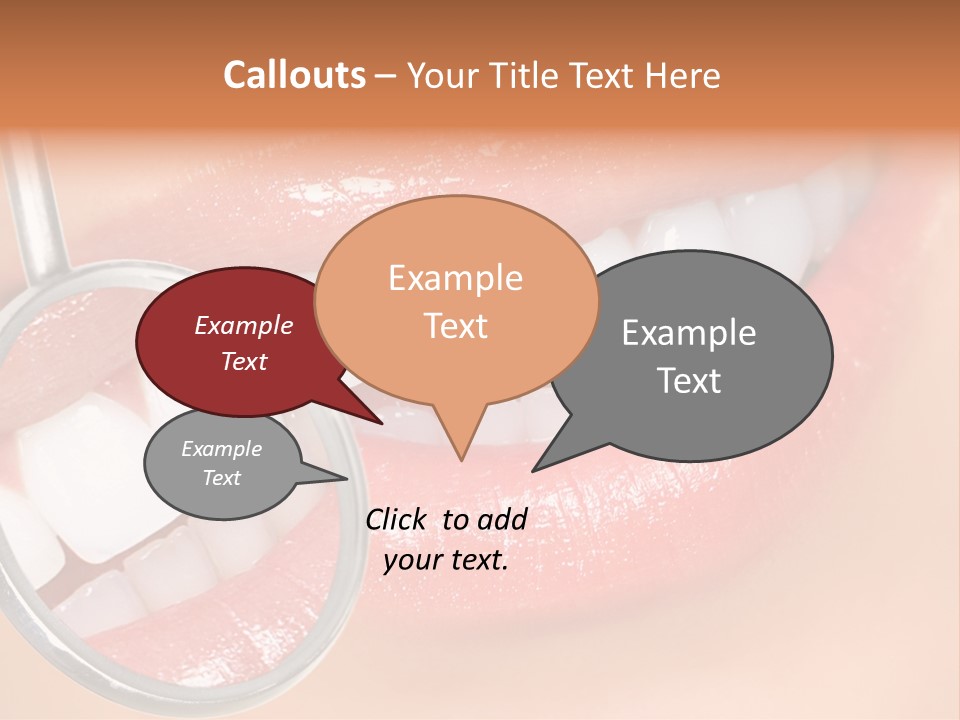 Woman Lady Dentist PowerPoint Template