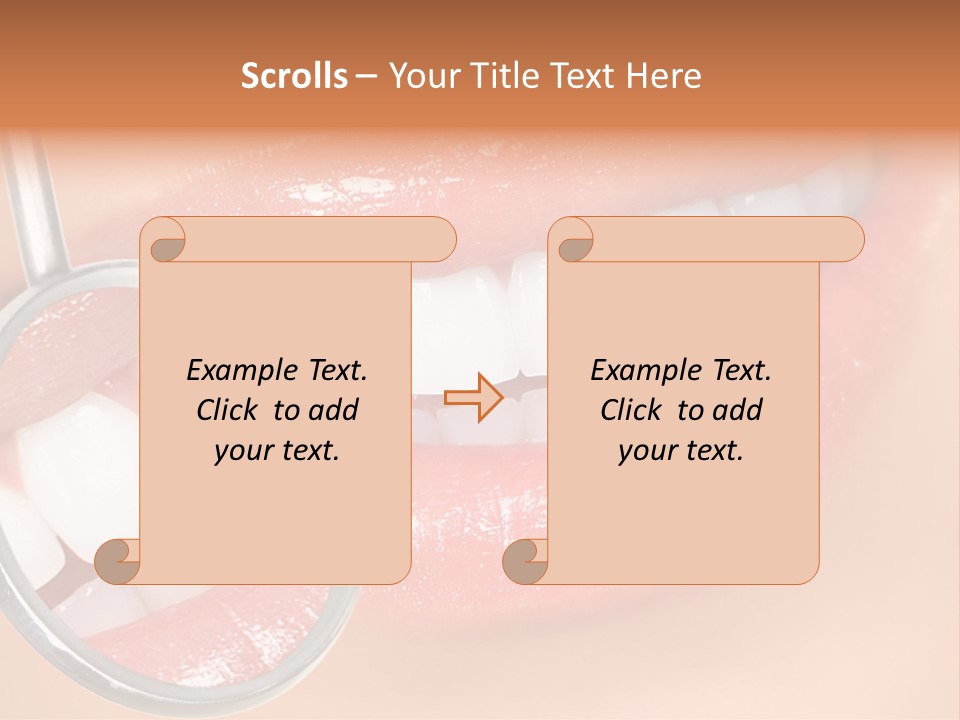 Woman Lady Dentist PowerPoint Template