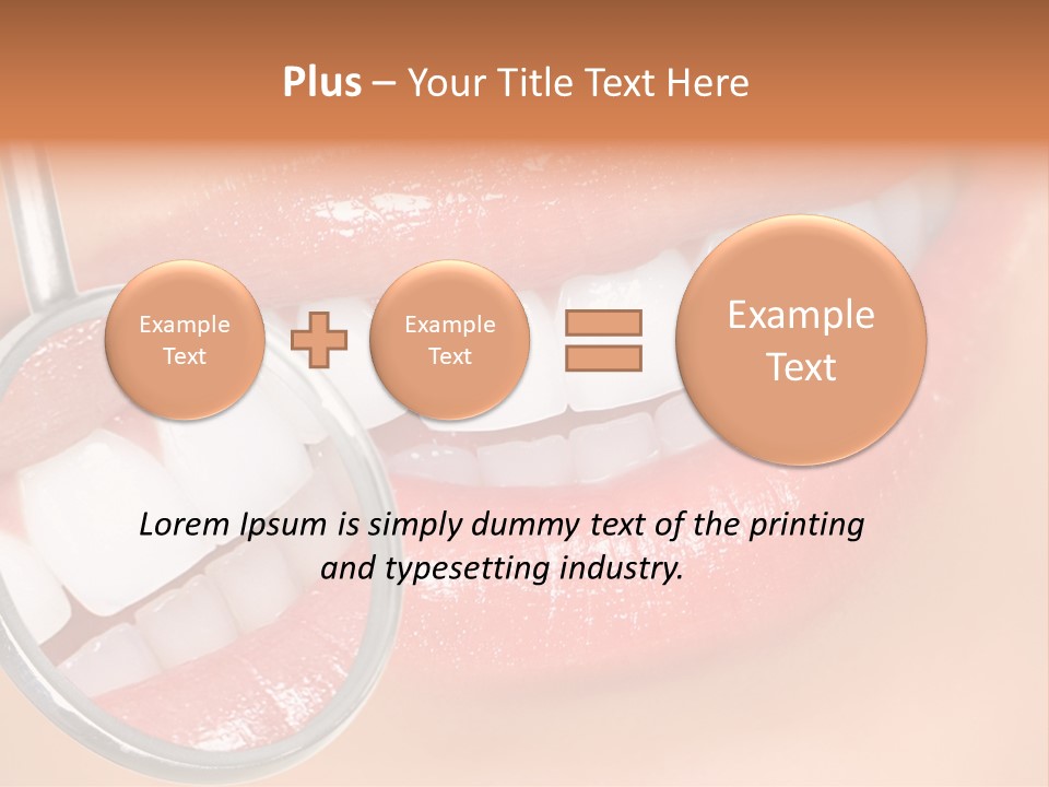 Woman Lady Dentist PowerPoint Template