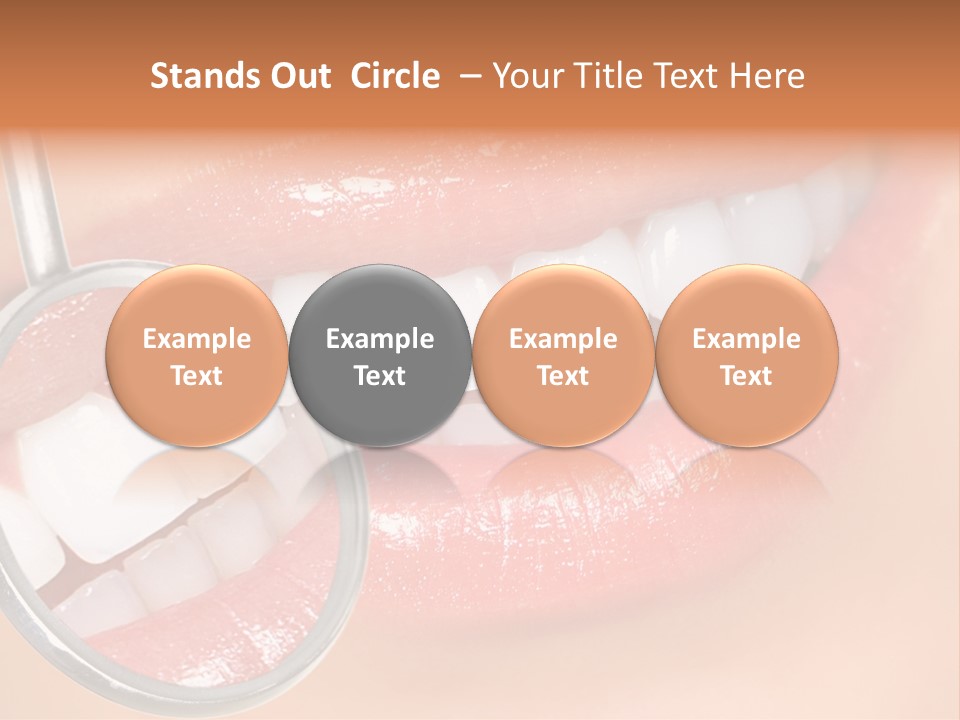 Woman Lady Dentist PowerPoint Template