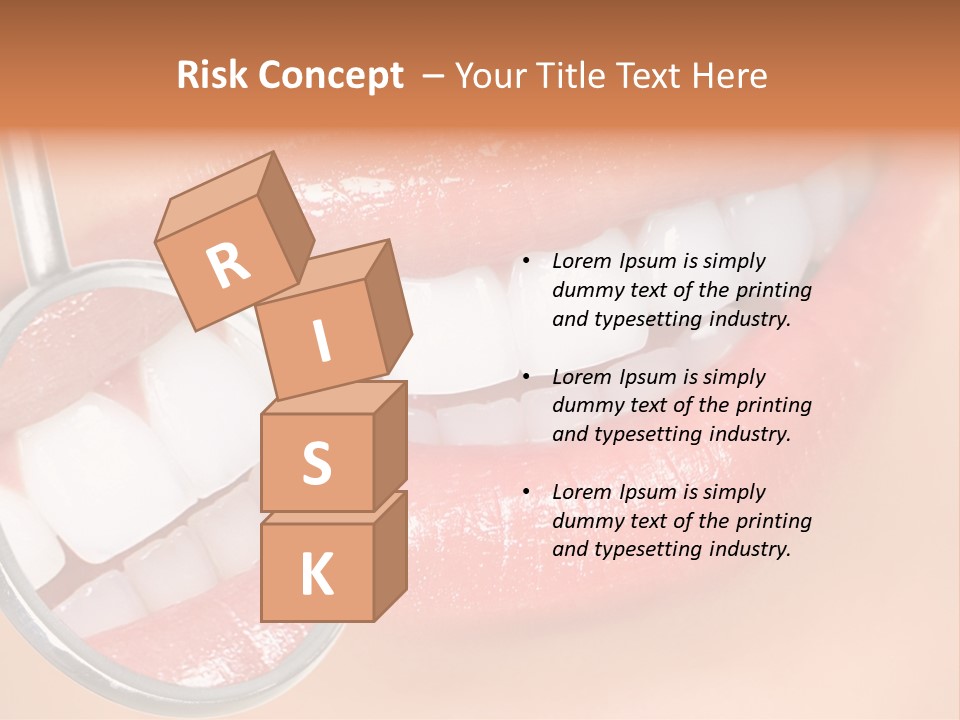 Woman Lady Dentist PowerPoint Template