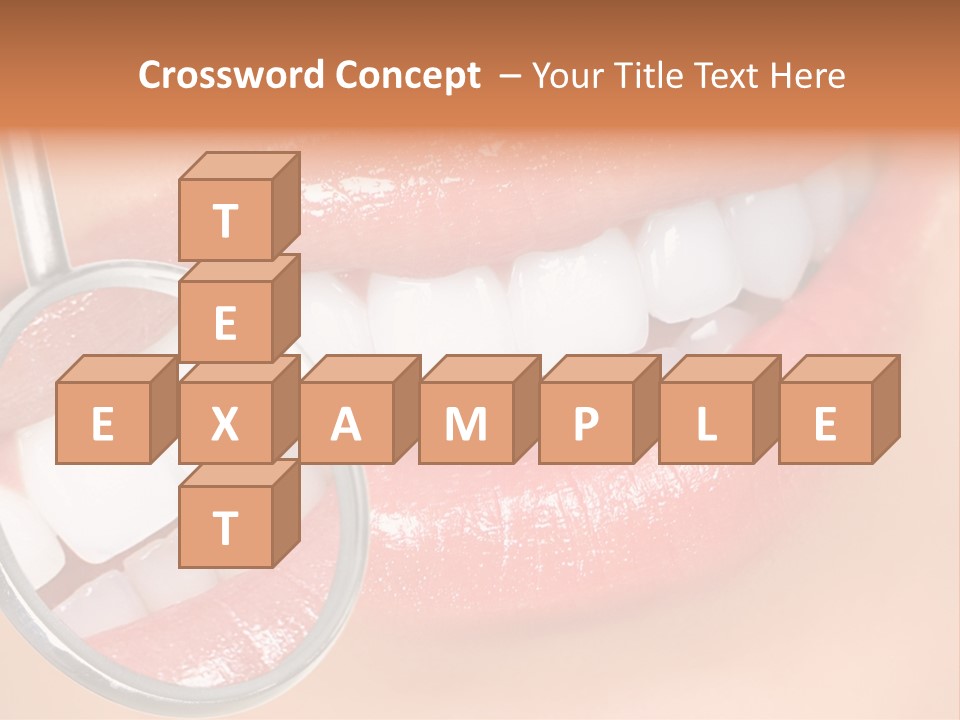 Woman Lady Dentist PowerPoint Template