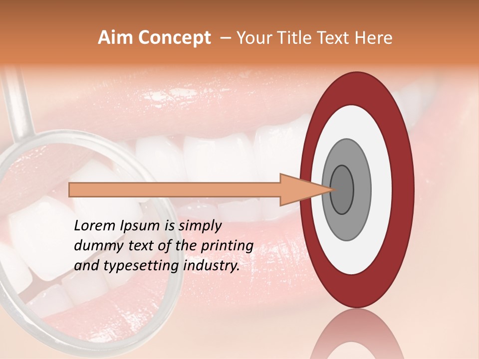 Woman Lady Dentist PowerPoint Template