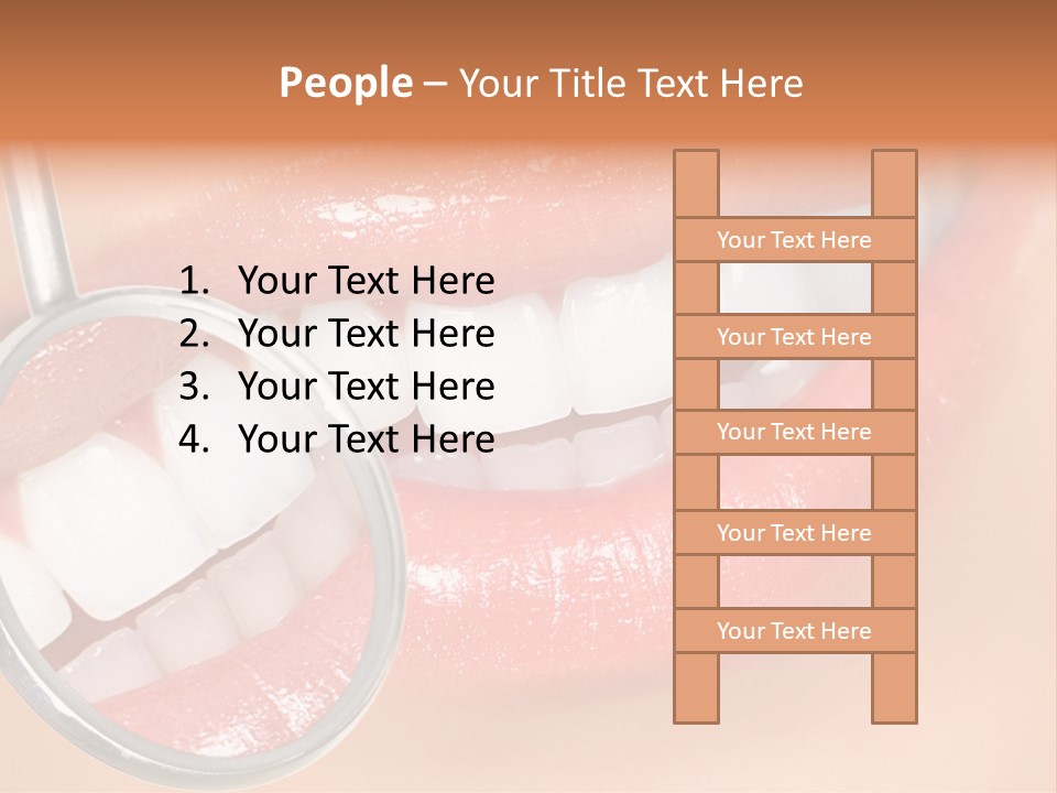 Woman Lady Dentist PowerPoint Template