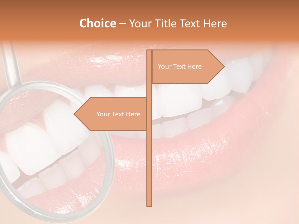 Woman Lady Dentist PowerPoint Template