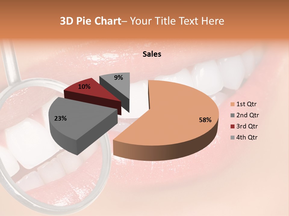 Woman Lady Dentist PowerPoint Template