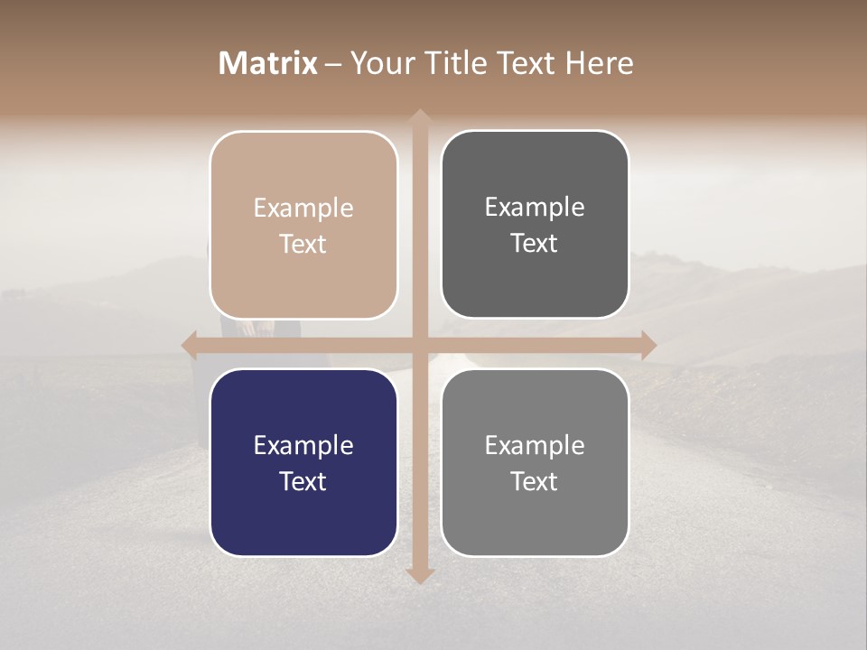 Tourism Landscaped Blonde PowerPoint Template