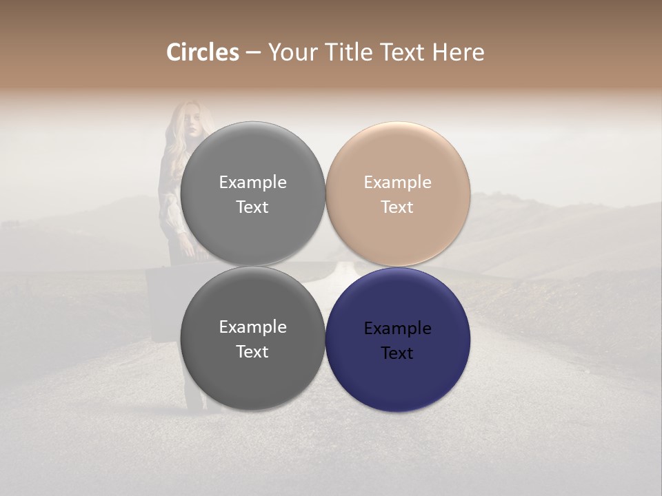 Tourism Landscaped Blonde PowerPoint Template