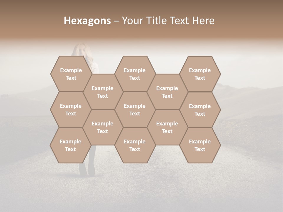 Tourism Landscaped Blonde PowerPoint Template