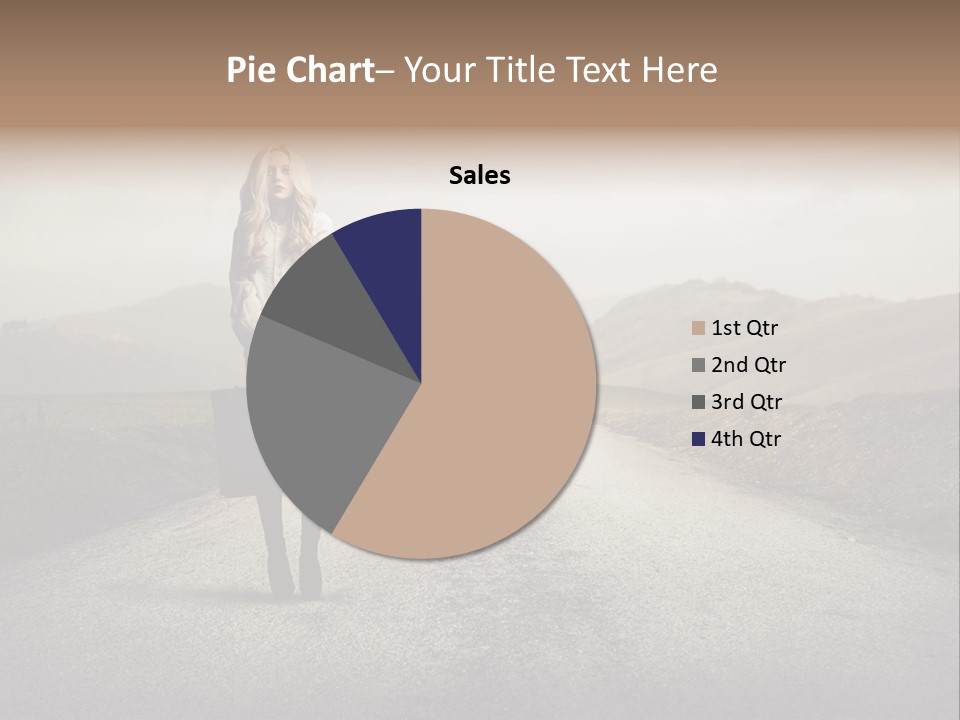 Tourism Landscaped Blonde PowerPoint Template