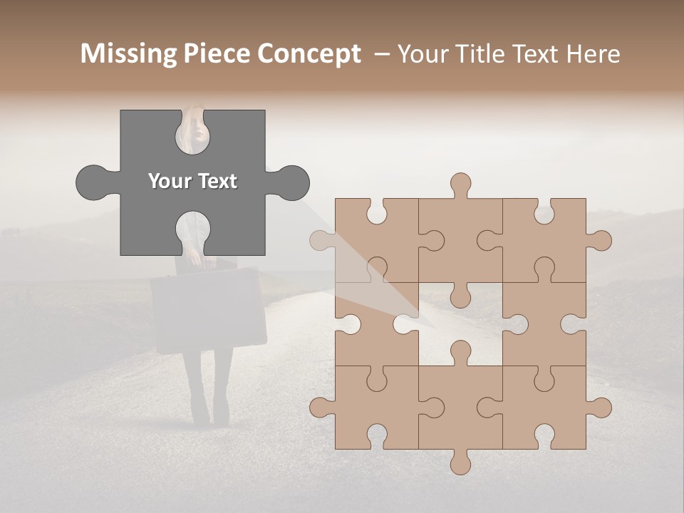 Tourism Landscaped Blonde PowerPoint Template