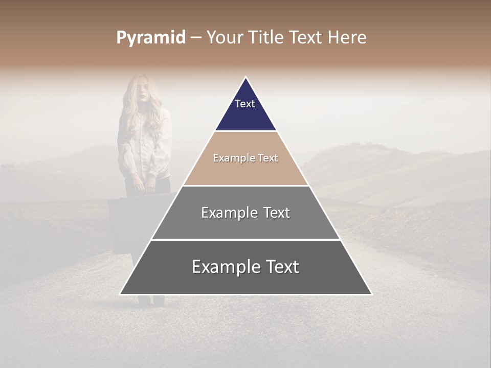 Tourism Landscaped Blonde PowerPoint Template