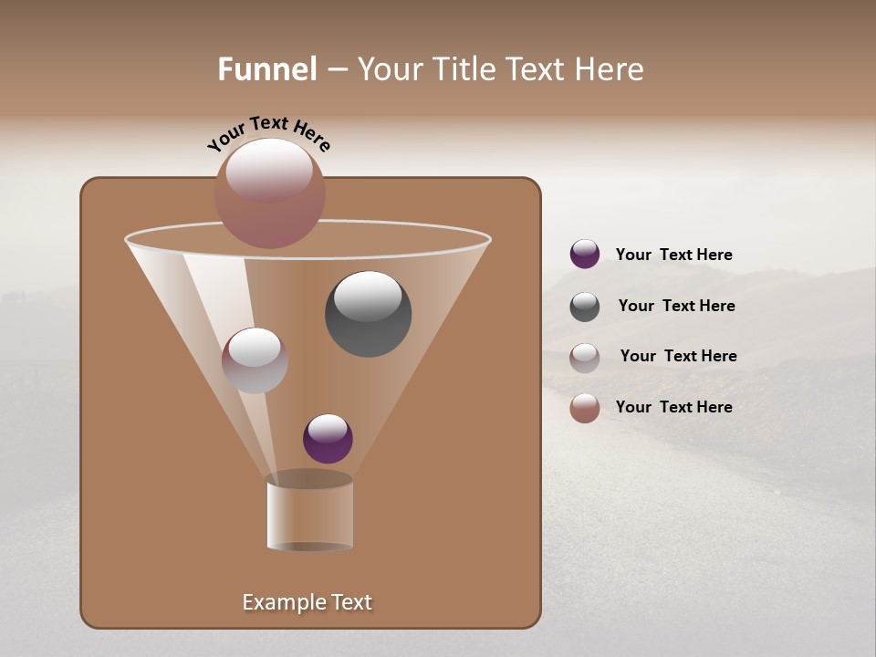 Tourism Landscaped Blonde PowerPoint Template