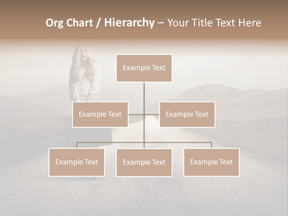 Tourism Landscaped Blonde PowerPoint Template