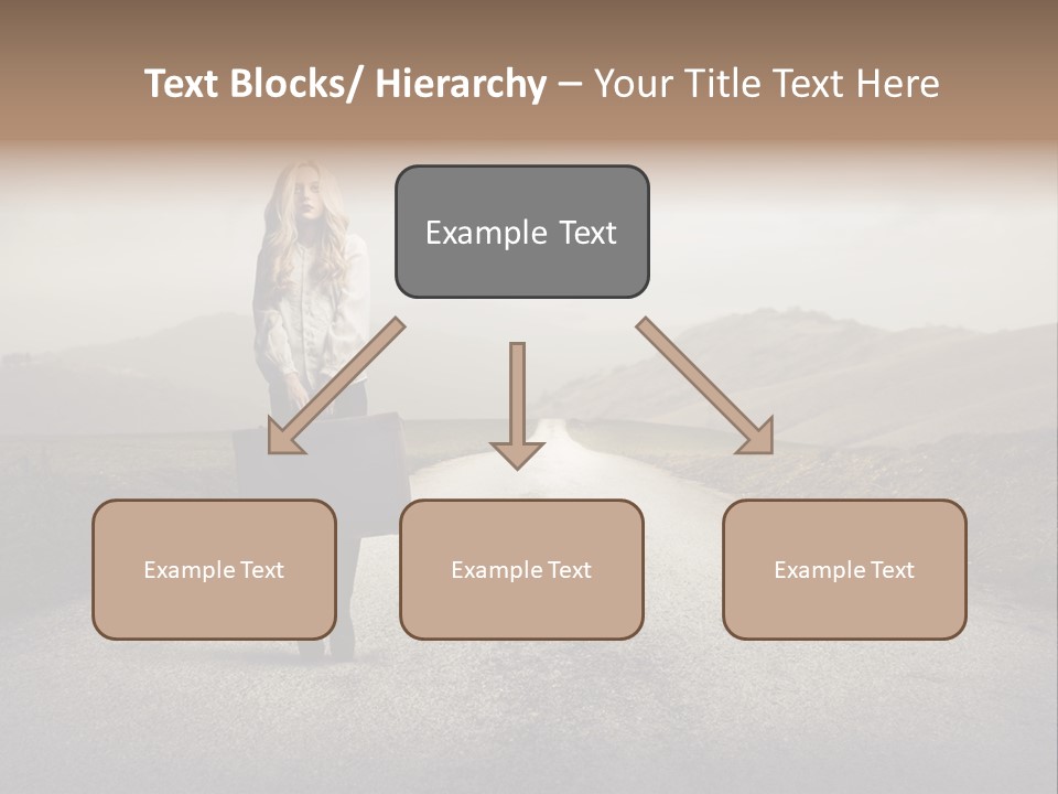 Tourism Landscaped Blonde PowerPoint Template