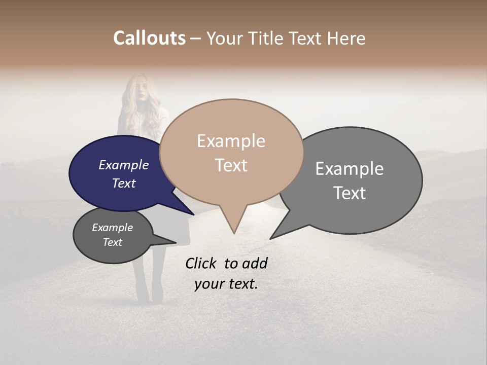 Tourism Landscaped Blonde PowerPoint Template