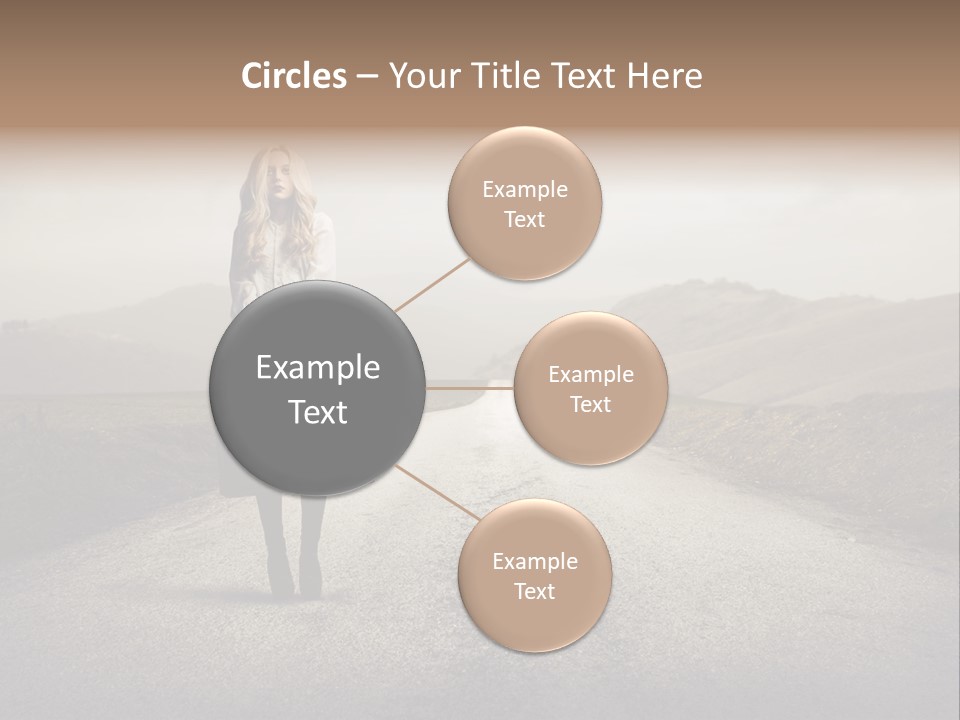 Tourism Landscaped Blonde PowerPoint Template