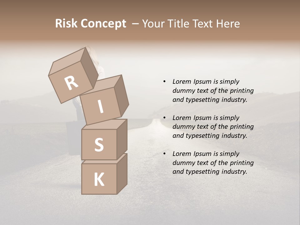 Tourism Landscaped Blonde PowerPoint Template