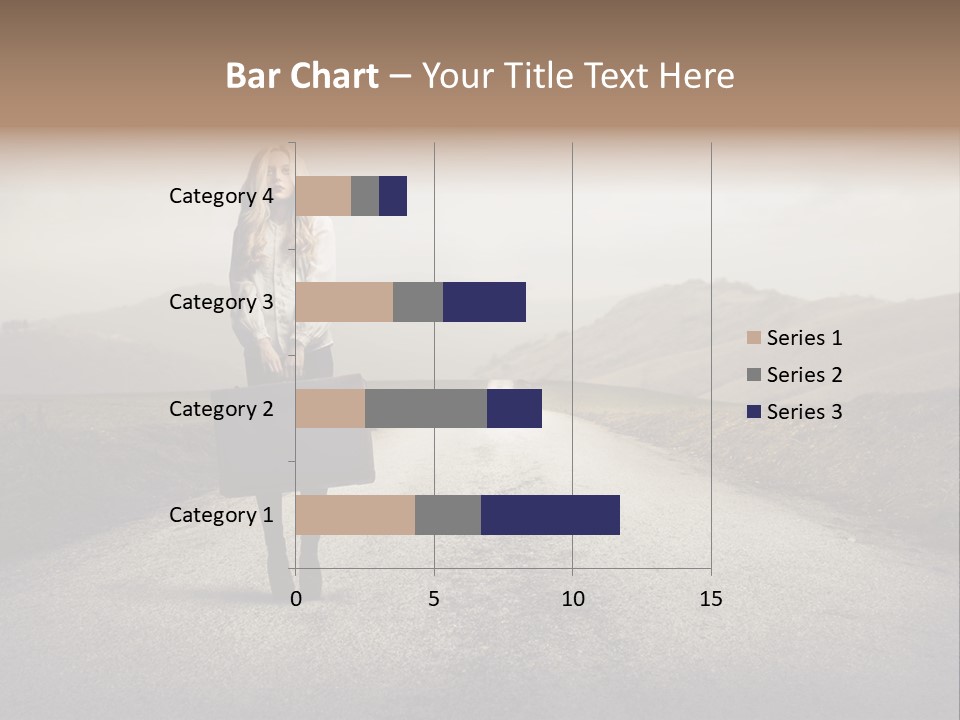 Tourism Landscaped Blonde PowerPoint Template