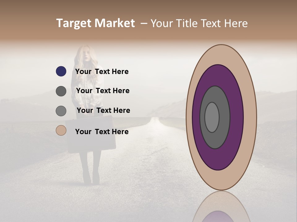 Tourism Landscaped Blonde PowerPoint Template