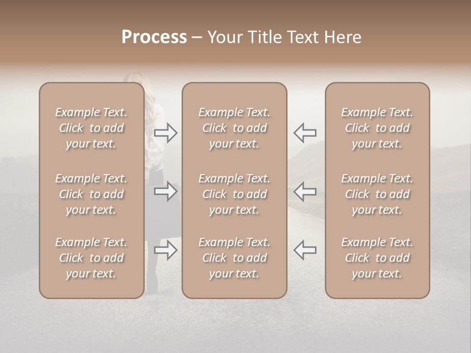 Tourism Landscaped Blonde PowerPoint Template