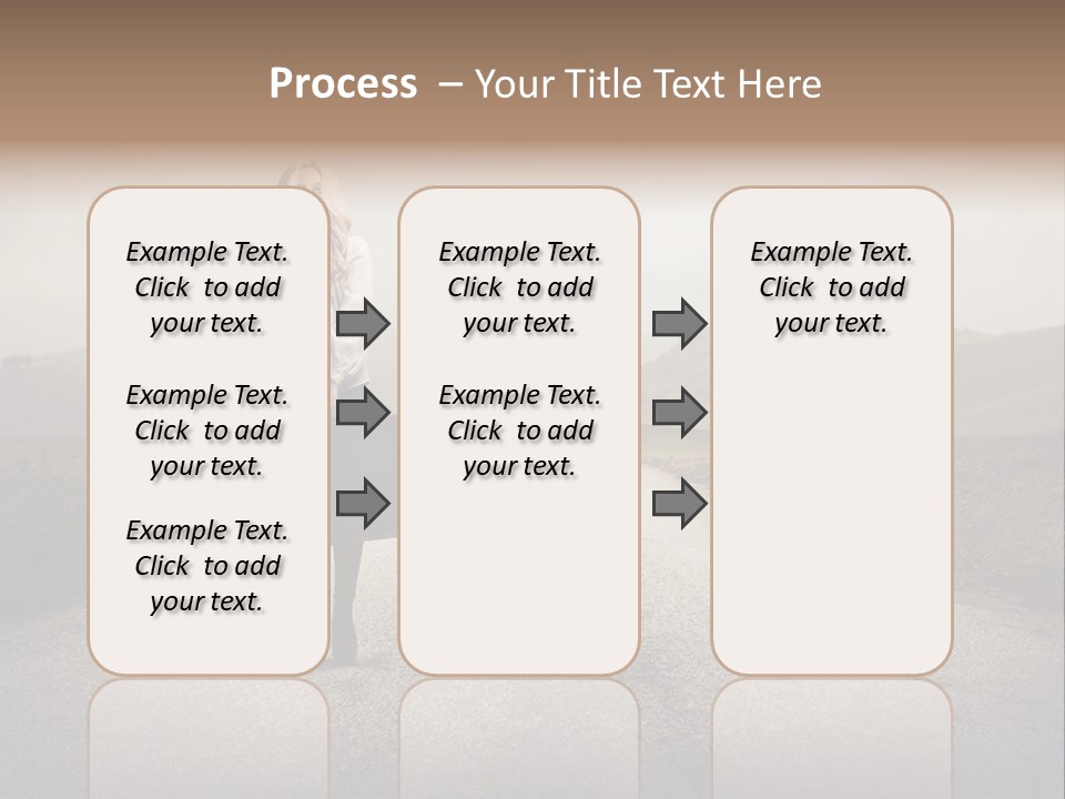 Tourism Landscaped Blonde PowerPoint Template