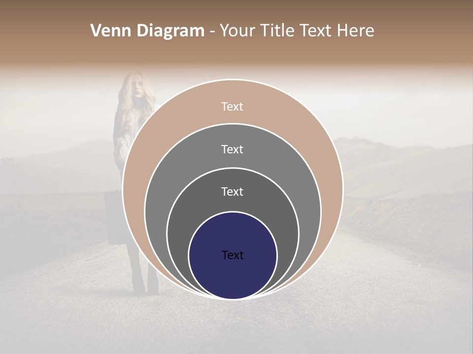 Tourism Landscaped Blonde PowerPoint Template