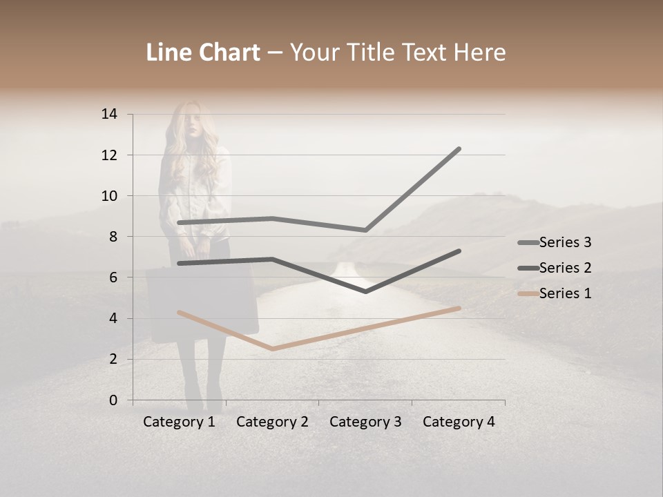 Tourism Landscaped Blonde PowerPoint Template