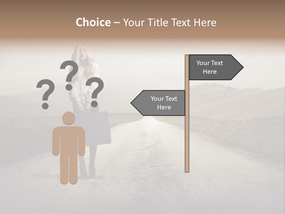 Tourism Landscaped Blonde PowerPoint Template