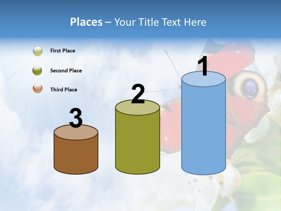 Sky Natural Background Funny Animals PowerPoint Template