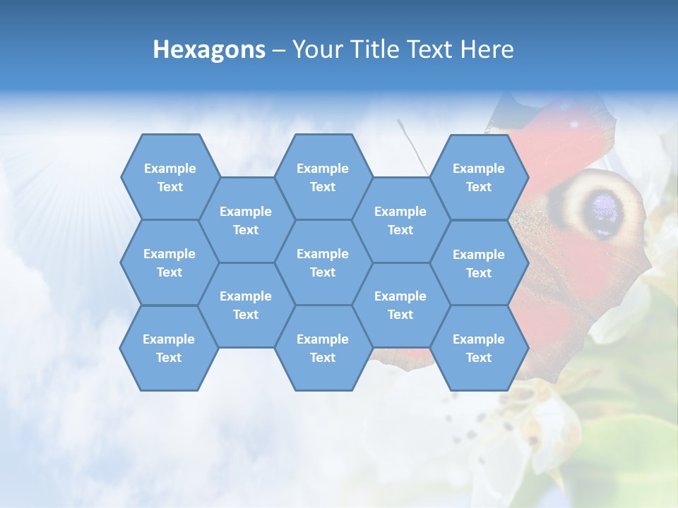 Sky Natural Background Funny Animals PowerPoint Template