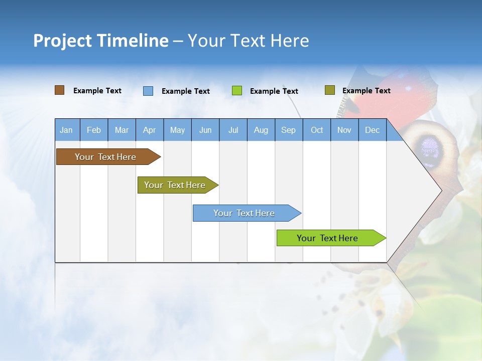 Sky Natural Background Funny Animals PowerPoint Template