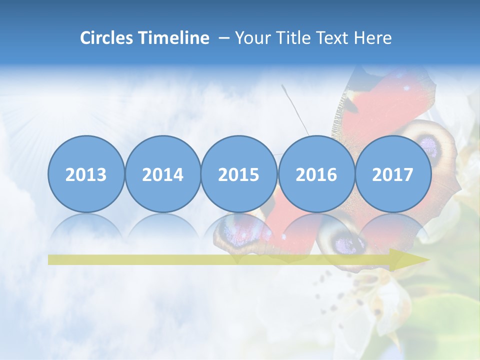 Sky Natural Background Funny Animals PowerPoint Template