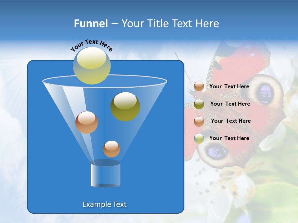 Sky Natural Background Funny Animals PowerPoint Template