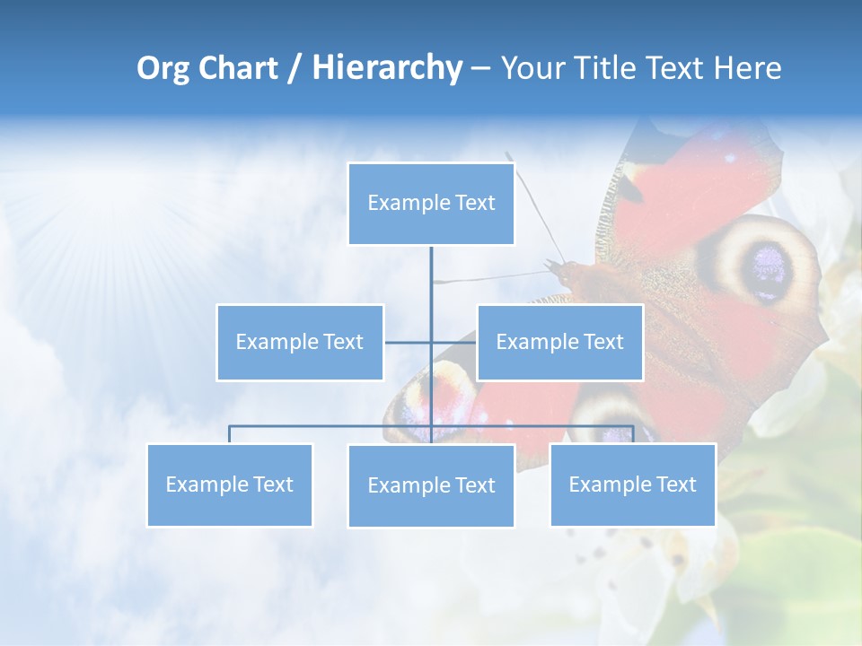 Sky Natural Background Funny Animals PowerPoint Template