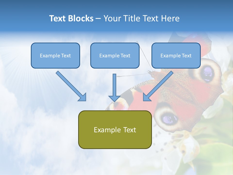 Sky Natural Background Funny Animals PowerPoint Template