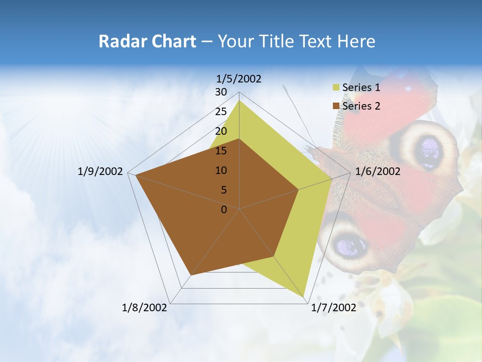 Sky Natural Background Funny Animals PowerPoint Template