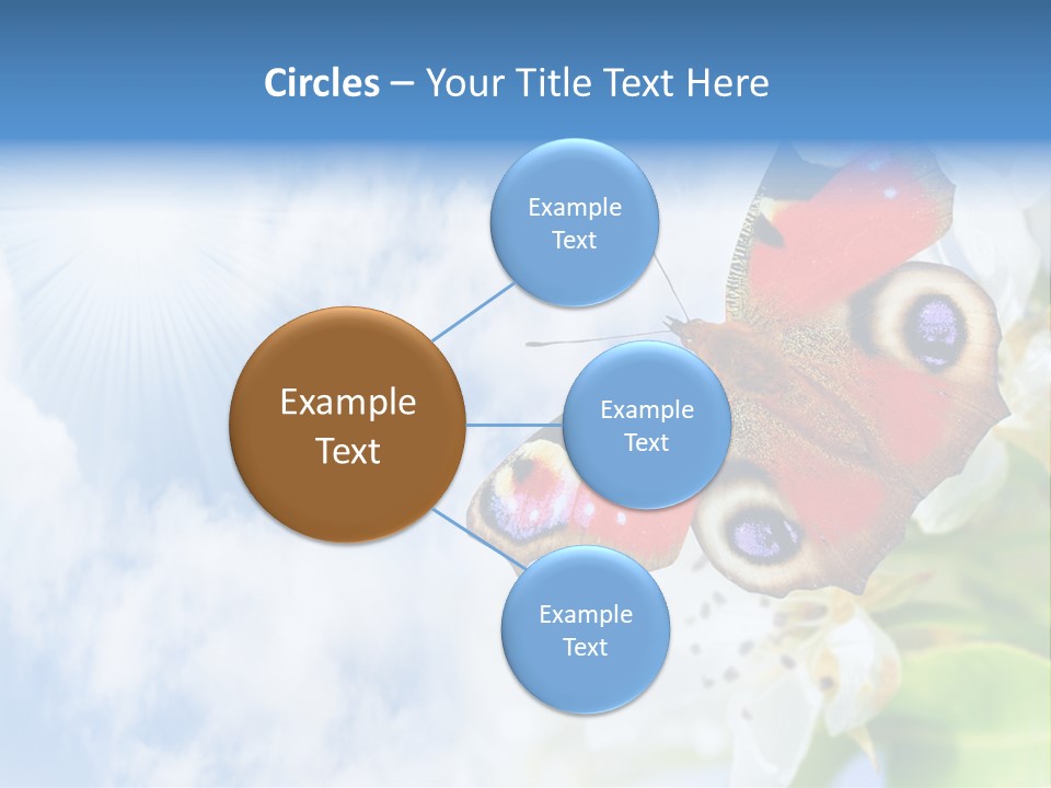 Sky Natural Background Funny Animals PowerPoint Template