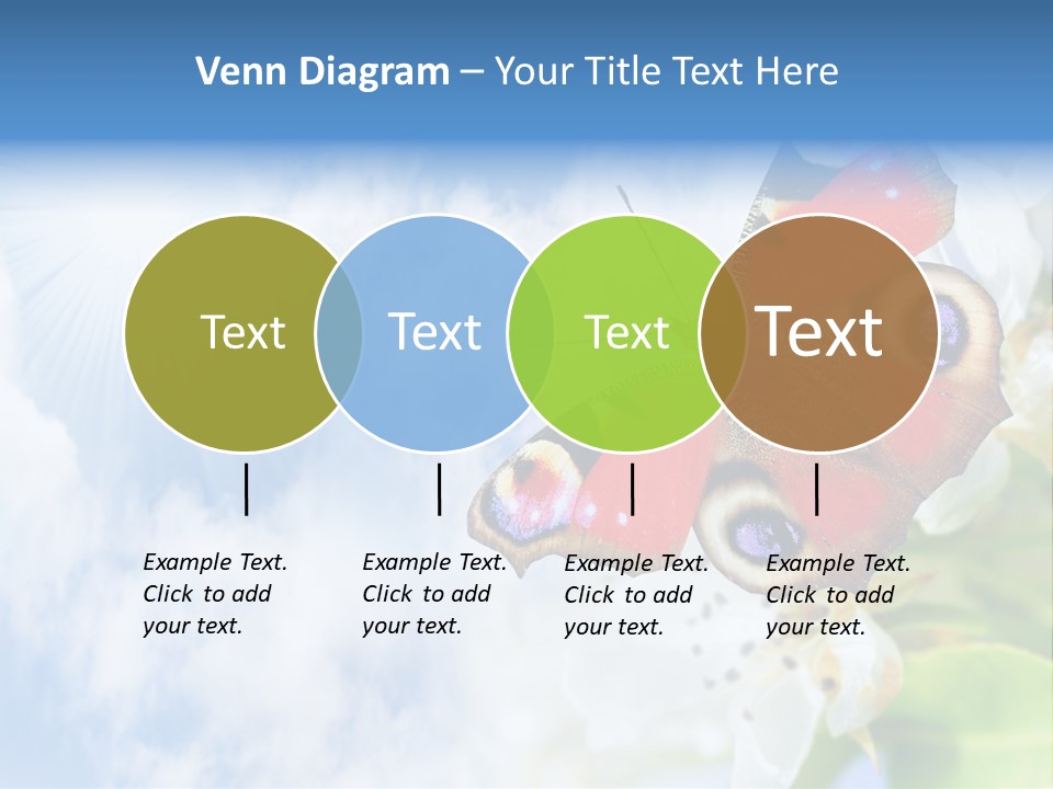 Sky Natural Background Funny Animals PowerPoint Template