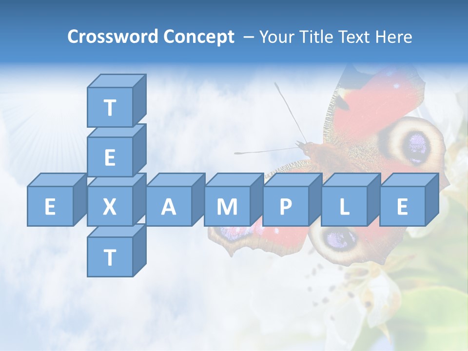 Sky Natural Background Funny Animals PowerPoint Template