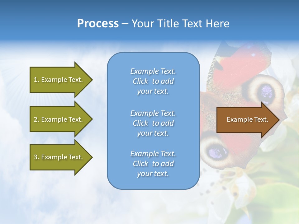 Sky Natural Background Funny Animals PowerPoint Template