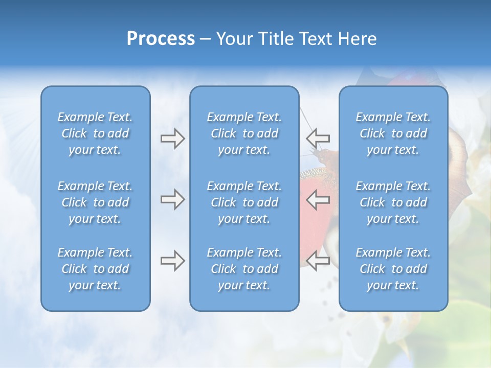 Sky Natural Background Funny Animals PowerPoint Template