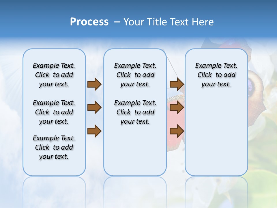 Sky Natural Background Funny Animals PowerPoint Template